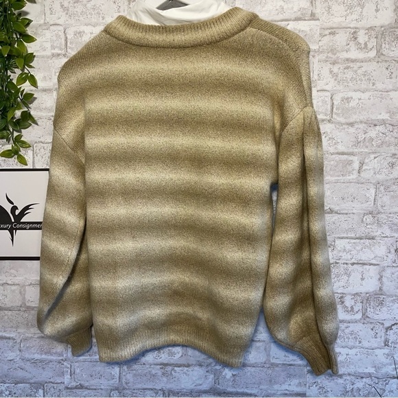 NWT Something Navy Super Soft Sewn in‎ Collar Striped Sweater Size XS - Picture 7 of 8